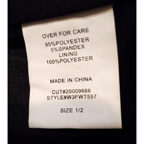 Windsor Lissie Black Formal Sequin Mini Dress Fully Lined Bodycon Sz 1/2 - Picture 9 of 9